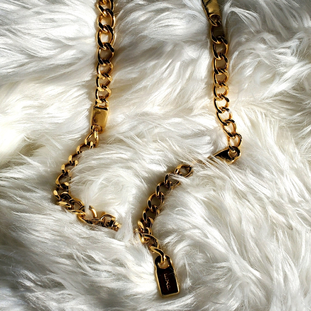 Vintage 90's Express Gold Chain Belt/Necklace